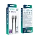 USB Кабель Ridea RC-XS51 X-Silicone 60W 3A Type-C to Type-C 2m, Black - зображення 2