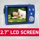 Фотоаппарат Agfaphoto Realishot DC8200 18Мп / CMOS / Full HD 24fps / 8X зум / Синий Б/В - изображение 4