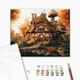 Картина по номерам 40х50 см. Осенний домик. Brushme - изображение 2