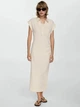 Платье MANGO 77024033-CHIARA-LM Экрю S KL0016 - изображение 1