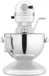 Robot kuchenny KitchenAid Heavy Duty 5,2l 5KSM55SXXEWH z odchylaną misą, Biały - obraz 6