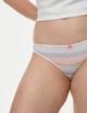 Набор хлопковых трусиков Marks&Spencer бикини 18(46) 5 шт разноцветный coral mix 0048 - изображение 2