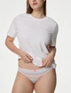 Набор хлопковых трусиков Marks&Spencer бикини 18(46) 5 шт разноцветный coral mix 0048 - изображение 3