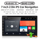 Автомагнітола сенсорна 2 din 7" Android GPS Wifi Bluetooth P9 (моторизований екран) - зображення 9