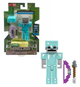 Zestaw Mattel Minecraft figurka Armored Skeleton + akcesorium (194735111220) - obraz 1