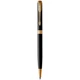 Кулькова ручка Parker SONNET Slim Black Lacquer GT BP 86 031 - зображення 1