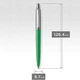Ручка кулькова Parker JOTTER Originals Green CT BP блістер 15 236 - зображення 4