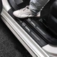 Карбоновые защитные наклейки на пороги автомобиля OPEL 4шт - изображение 1