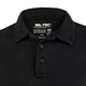 Футболка Mil-Tec швидкосохнуча Tactical Quick Dry Poloshirt L Black (10961002-904-L) - изображение 5
