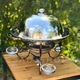 Садж блюдо для подачі шашлика Grill з підігрівом 36см з соусницями - зображення 3