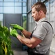 Защитные нитриловые перчатки Mercator Gogrip XL зеленые 25 пар - изображение 2