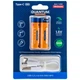 Акумуляторb Quantum Li-ion 14500/AA/HR6 1,5V 1950mAh + кабель Type-C - зображення 1