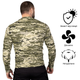 Тактический CamoTec лонгслив Bavovna Cotton ММ14 пиксель 2XL - изображение 2