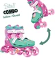 Роликові ковзани Neon Combo Квіти Розмір 34-37 (NC49F4) - зображення 3