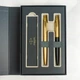 Набор Parker JOTTER XL Monochrome Gold GT BP + Matt Black & Gold GT BP (2 шариковые ручки) - изображение 4