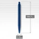 Ручка шариковая Parker IM Professionals UKRAINE Monochrome Blue BP Трезубец 28132_T001y - изображение 3