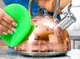 Силіконова губка для миття посуду Silicone Sponge Green - изображение 2