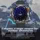 Смарт-годинник COLMI V68 з Українським меню та додатком, компас, 1,46 дюйма Ultra HD екран, Call, IP67, Black (V68B) - зображення 7