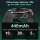 Смарт-годинник COLMI V68 з Українським меню та додатком, компас, 1,46 дюйма Ultra HD екран, Call, IP67, Black (V68B) - зображення 8
