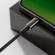 Кабель быстрой зарядки «USB to Lightning» Baseus Tungsten Gold Fast Charging Data Cable (2.4A 480Mbps) 2m, чёрный - изображение 5