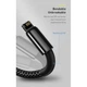 Кабель быстрой зарядки «USB to Lightning» Baseus Tungsten Gold Fast Charging Data Cable (2.4A 480Mbps) 2m, чёрный - изображение 8