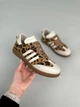 Кеды женские ShoesBand Кожаные молочные с текстильной вставкой леопардового цвета 38 (24 см) (S94221) - изображение 7