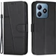 Чохол-книжка з застібкою UniCase Jet Cover для Realme C63 / C61 / Note 60x / Note 60 - Black - зображення 1