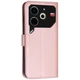 Чохол-книжка з застібкою UniCase Jet Cover для TECNO Pova 6 Neo - Rose Gold - зображення 5