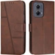 Чохол-книжка з застібкою UniCase Jet Cover для Motorola Moto G85 - Brown - зображення 1
