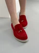 Жіночі лофери ShoesBand Червона натуральна замша 36 (23,5 см) (S36091-5) - зображення 3