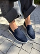 Жіночі лофери ShoesBand Темно-сині натуральна замша 40 (26,5 см) (S98041) - зображення 1