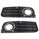 Решітка BauTech протитуманних фар для Audi A4 A4L B8 2009-2012 Ліва Чорний (1014-667-00) - зображення 6