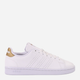 Sneakersy damskie skórzane adidas Advantage GW4845 38.5 Biały/Złoty (4064049000533) - obraz 1