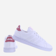 Sneakersy damskie skórzane adidas Advantage HR0322 38 Biały/Ciemnoróżowy (4066748730070) - obraz 3