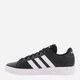 Женские кеды низкие adidas Grand Court Base 2 GW9262 39.5 Черный/Белый (4065426736588) - изображение 2