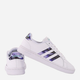 Sneakersy damskie skórzane adidas Grand Court H00705 38.5 Biały/Fioletowy (4064047584684) - obraz 3