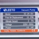 Вакуумный насос с манометром LEETO XZ-2A/C-SV (1 ступ./100 л/мин.) - изображение 2