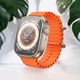 Стильний компактний практичний смарт годинник Hoco Y12 ultra smart sports watch call version Titanium Gold - зображення 2