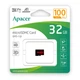 Карта памяті microSDHC (UHS-1) Apacer 32Gb class 10 V10 A1 R100MB/s (AP32GMCSH10UB-RA) - зображення 2