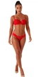 Трусики Gossard Fiesta 19703FIE привабливі бразиліани з вишивкою на сітці XL Fiesta Red (5053014882679) - изображение 5