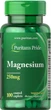 Магній оксид puritan's pride Magnesium 250mg 100 caps - зображення 1