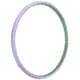 Обруч для похудения массажный разборной Хула Хуп Hula Hoop DOUBLE GRACE MAGNETIC Zelart 1,5 кг 8 секций d-102 см сиреневый-голубой JS-6019 - изображение 3