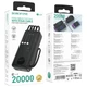 Павербанк со встроенными кабелями Type-C/Lightning/micro USB/USB 20000mAh BOROFONE BJ53A |1USB| Черный - изображение 2