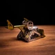 Коллекционная модель-конструктор Metal Time Graceful CAT Бульдозер механический двухцветный (MT073) - изображение 4