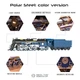 Коллекционная модель-конструктор Metal Time Polar Steel color Поезд цветной механический (MT052) - изображение 5