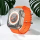 Практичные компактные смарт часы стильные Hoco Y12 ultra smart sports watch call version Titanium Gold - изображение 3