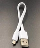 Кабель для зарядки USB - > microUSB телефона планшета плоский 20 см Белый - изображение 4