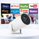Мини-проектор HIPPUS HY300, 1080P Full HD, поворот на 180°, 2.4/5G WiFi 6, Bluetooth 5.0, автоматическая коррекция трапецеидальных искажений, домашний кинотеатр Б/В - изображение 1