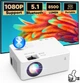 Мультимедийный проектор Akatuo AK-80 HD LED 8500 Лм Wi-Fi Bluetooth с динамиками - изображение 1