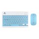 Комплект беспроводная клавиатура/USB мышка JEQANG JB-350 с кабель USB - Type C/Bluetooth V5.0 Blue - изображение 1